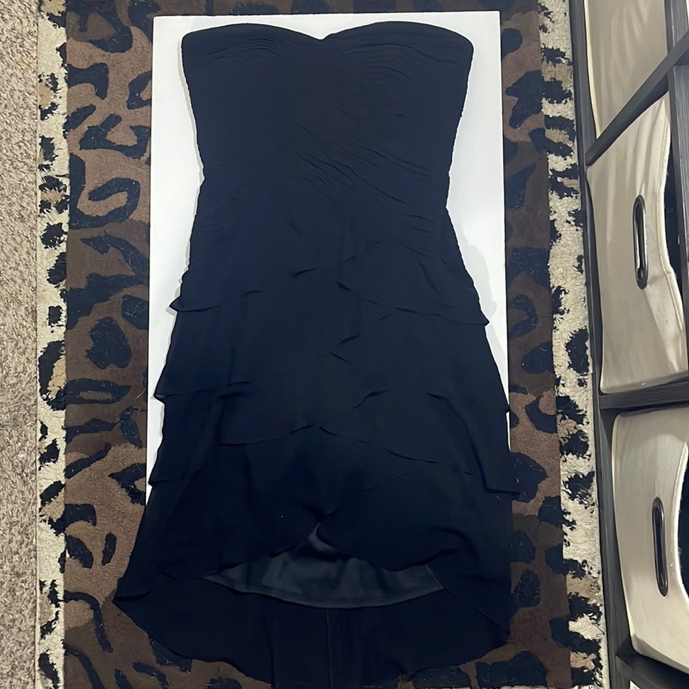 NWT Tadashi Dress - $280 Retail - Size 8 - Chiffon & Silk High Low
